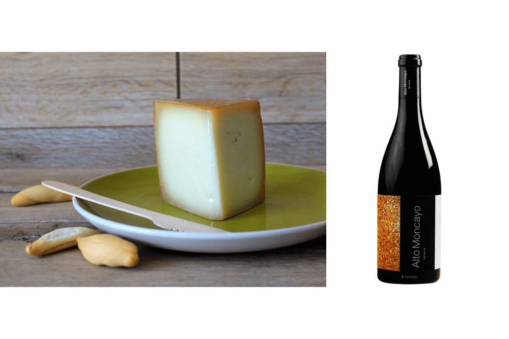 Idiazabal DOP paired with Bodegas Alto Moncayo Garnacha